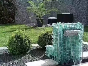 Prezzo di alta qualità Gabion rete metallica riempire la pietra di vetro rocce di cristallo per muro di contenimento - Product Image 2
