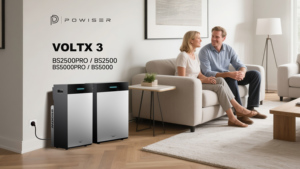 POWISER VOLTX 3 Stockage <span class=keywords><strong>d</strong></span>'énergie pour balcon, batterie LFP 2400W, IP65, contrôle par application, alimentation de secours solaire - Product Image 6