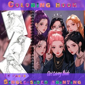 Quaderno <span class=keywords><strong>A4</strong></span> Personalizzato con Spirale per Colorare, Sketchbook Ramadan K-Pop per Bambini e Adulti, Set di Cancelleria e Materiale Scolastico - Product Image 2