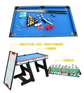 Mesa de juego de pie multifuncional plegable de 4 pies para uso doméstico interior, mesa de billar de fútbol, tenis, <span class=keywords><strong>hockey</strong></span> sobre <span class=keywords><strong>hielo</strong></span> hecho de MDF - Product Image 3