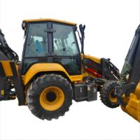 Gebrauchter 2,5-Tonnen Kompakt-Baggerlader mit Verlängertem Arm für Bauarbeiten, Laden und Ingenieurbetriebe