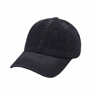 Casquette de baseball unisexe en denim, couleur unie, souple, anti-UV, pour adultes, vente en gros, personnalisation acceptée - Product Image 4