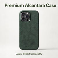 Coque de téléphone mobile pour iPhone 15 en Alcantara italien authentique, entièrement recouverte, avec estampage à chaud en cuivre et attraction magnétique, service OEM/ODM