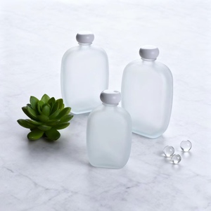 Luxury 100ml 500ml Spirit Liquor Bottle Clear Glass Frosted Finish Whiskey Vodka Tequila Brandy Gin Custom Logo Factory Direct - Product Image 3