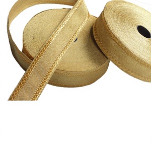 Cordones de trenzas de alambre de lingotes de oro con ribete y encaje para vestimentas Iglesia Venta de color dorado personalizado en Pakistán - Product Image 5