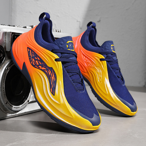 รองเท้าบาสเก็ตบอลสำหรับผู้ชายรุ่นปี 2026 แบบหุ้มข้อสูง สีขาวเหลือบรุ้ง รองเท้ากีฬาระบายอากาศได้ดี เหมาะสำหรับเล่นในร่มและกลางแจ้ง - Product Image 6