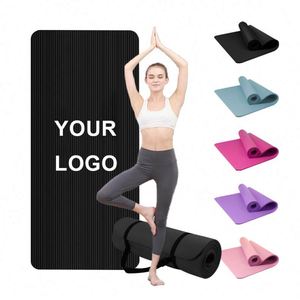 Tapete de Yoga Antideslizante de Alta Calidad con Logotipo Personalizado, Tapete de Yoga Impreso de Goma de Nitrilo Colorido para Entrenamiento en Casa, Venta al Por Mayor - Product Image 1