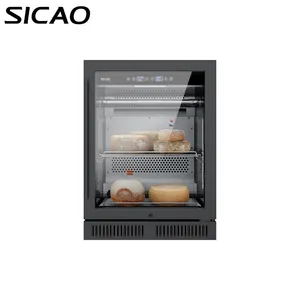Refrigerator New Design Black Stainless Meat Dry Aging Cabinet Beef Dry Ager Meat Refrigerator For Kitchen Use 150L
