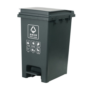 Le fabricant propose des poubelles en plastique à pédale de 15L, 20L et 30L pour une utilisation domestique et extérieure. - Product Image 1