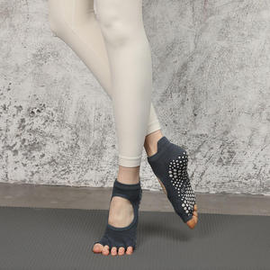 Venta al por mayor de fabricante: Zapatillas deportivas sin cordones con tirador en el talón, estilo barefoot, suela antideslizante y puntera dividida. - Product Image 6