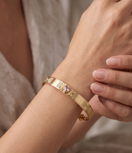 DIVYORO Classic Ornate Heart Centric Antique Gold Cuff <b>Bracelet</b> Gold Plated <b>Copper</b> Brass Fashion Jewelry Women Wedding Bridal - Product Image 2