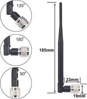 Antenne à gain élevé 8dBi 4G LTE omnidirectionnelle 700MHz-2700MHz N amplificateur amplificateur de Signal de cellule aérienne cellulaire mâle