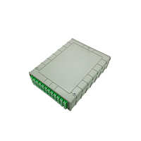 Boîtier de terminaison en fibre optique en plastique SC/APC 12/24/48 cœurs, boîtier de distribution FTTH mural intérieur en ABS SC/LC/FC/ST