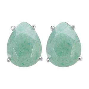 Pedra Natural Cristal Brincos Jóias Gota De Água Corte Ametista Tiger Eye Brincos Aventurine Verde - Product Image 3