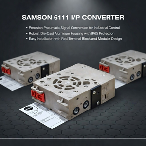 Convertidor de Señal Industrial 6111, Convertidor I/P para la Industria de la Pulpa, 6111 6111 I/P Converter es un H - Product Image 5