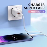 Adaptateur de chargeur de téléphone portable USA Europe, charge rapide pour iPhone, pour Samsung, chargeur universel compatible