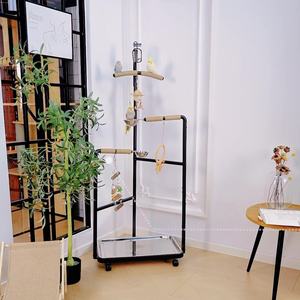 Yeni büyük ve orta büyük Metal uçuş kafes kuş besleyici <span class=keywords><strong>stand</strong></span>ı kuş levrek <span class=keywords><strong>stand</strong></span>ı üçgen kuş <span class=keywords><strong>stand</strong></span>ı ile tekerlekler - Product Image 1