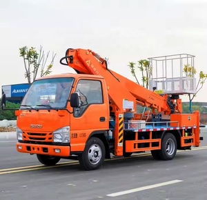Camion diesel Isuzuu avec plateforme élévatrice hydraulique de 23 à 45 m, transmission manuelle, pour opérations de plateformes de travail en hauteur - Product Image 3