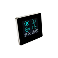 Contrôleur de musique d'ambiance pour hôtel, amplificateurs audio muraux Bluetooth TF AUX, panneau de commande à distance, haut-parleur de plafond, système de cinéma maison