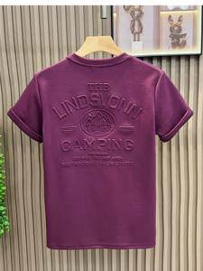 T-shirt <span class=keywords><strong>Uomo</strong></span> Premium in Cotone Pima Organico Bianco Oversize con Grafica 3D Goffrata Personalizzata - Collezione Estiva 2026 - Product Image 3