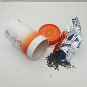 Tubo de papel compostable de calidad alimentaria, cilindro de papel reciclado para envasado de regalos de té gourmet, frutos secos, galletas y chocolate. - Product Image 5