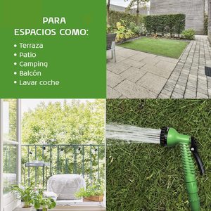 <span class=keywords><strong>Manguera</strong></span> de Jardín Expandible Verde Personalizable de 25 a 250 pies con Riego de Plástico ABS, Trompos, Tuberías de Agua, Tubería de Polietileno, Bolsa de Plástico OPP - Product Image 5