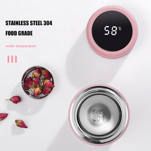กระติกน้ำสแตนเลสดิจิตอลสุญญากาศ350มล. พร้อมจอแสดงอุณหภูมิ LED สำหรับธุรกิจกำหนดเองได้ - Product Image 2