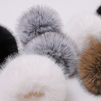 Manchettes thermiques d'hiver pour femmes, avec revers moelleux, chauffe-mains doublés polaire, pour tenue assortie, gants à revers surdimensionnés