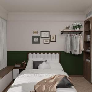 <span class=keywords><strong>Porte</strong></span>-vêtements <span class=keywords><strong>mural</strong></span> avec étagère en bois, support robuste pour suspendre les vêtements, barre de suspension multifonctionnelle, rangement gain de place pour placard - Product Image 3