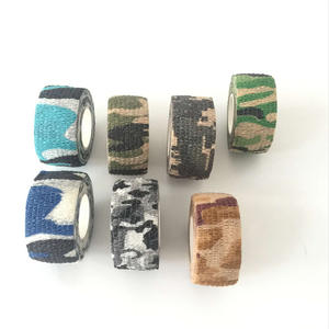 ผ้าพันแผลยืดหยุ่นลายพรางทหาร 2.5 ซม. X 4.5 ม. แบบมีกาวในตัว สำหรับอุปกรณ์บำบัดฟื้นฟูเทนนิส ใช้ทั่วไป - Product Image 3