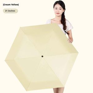 Parapluie Femme Ultra-léger en Aluminium, Entièrement Automatique, Grande Taille, Rétractable, Anti-Réflexion, Haut de Gamme, Protection Solaire, 6 Baleines - Product Image 1