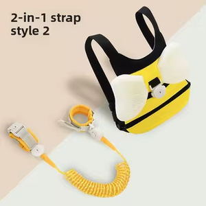 רתמת בטיחות לילדים, תרמיל נגד אובדן, רצועה ניתקת, רצועת יד, חבל אלסטי 360 לשימוש חיצוני - קל לשימוש - Product Image 6