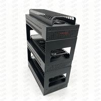 Caja de Servidor para Mininación de Monedas con WIFI y Software Gratuito, 110V 220V, con 60 Puertos USB HUB, Caja de Mininación de 20, 40, 60, 80 Puertos USB para Clics