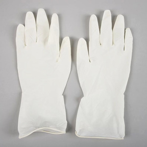 Yangzhou disposable non-sterile examination gloves, household protective dustproof latex gloves, milky white latex gloves - Product Image 2
