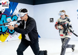 Sistema de Tiro de Realidad Mixta, Simulador de Tiro VR, Juego de Pistola Arcade, Instalaciones de Entretenimiento Interior, Plástico, para Centros Comerciales y Uso Doméstico - Product Image 2