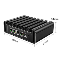 Mini PC Industrial G31 7305 de Bajo Consumo, Router Silencioso sin Ventilador, Todo en Uno, con Sistema Operativo Ubuntu Linux PFsense