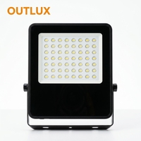 Projecteur LED extérieur étanche IP65 DC/AC de 10W à 200W avec capteurs optionnels pour entrée, villa, jardin