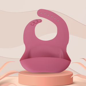 Bavaglino in Silicone Personalizzabile di Alta Qualità per Neonati, Bavaglini in Mussola di Design con Raccogli-Salatini, Servizio OEM Disponibile - Product Image 5