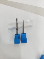 Grosir OEM/ODM 5A Single Flute Shank Spiral Tungsten Steel Alloy High Precision Five Axis CNC End Mill 1F Milling Cutter