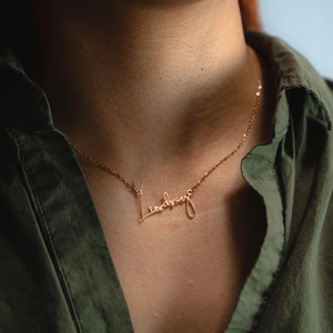 Collares con Nombre Personalizado, Regalos Perfectos para Cumpleaños y Bodas, Opciones de Fuente Favoritas, Colgante con Nombre Delicado, Collar de Acero Inoxidable - Product Image 2