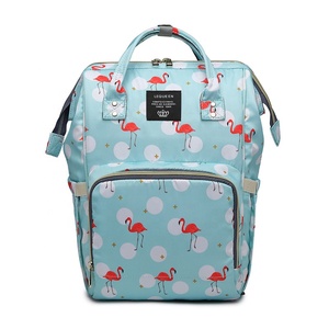 Mignon Flamant imprimé Bébé Sac À Langer <span class=keywords><strong>Poussette</strong></span> organisateur momie bébé sac à langer - Product Image 5