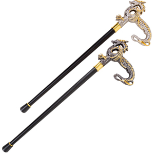 Bastón <span class=keywords><strong>de</strong></span> Lujo con Empuñadura <span class=keywords><strong>de</strong></span> Dragón, Bastón Decorativo Vintage para Caballero - Product Image 3