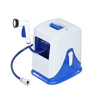 Carrete de manguera japonés verde cuadrado de 30 metros Premium, pulverizadores de jardín de 3L de capacidad, portátiles para uso doméstico, hecho de plástico duradero, Vida Verde - Product Image 1