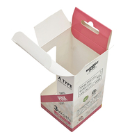 Caja Colgante de Papel con Materiales Reciclados para Empaque de Bombillas LED con Impresión de Logotipo Personalizado al por Mayor, Promoción para Supermercados