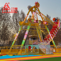 Manège Bateau Pirate à Grande Inclinaison de 65 Degrés, 36/40 Places, pour Parc d'Attractions Extérieur, Peinture Personnalisée, Bateau Canard