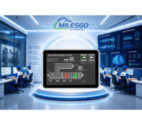 Panel Táctil Inteligente Milesgo I10-2004 Web HMI, Controlador de Pantalla Industrial IoT para PLC, SCADA, BMS y Automatización