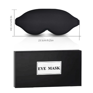 Masque de Sommeil 3D Personnalisable Marque Privée Couvre-Yeux en Mousse à Mémoire de Forme Élastique Réglable Imprimé <span class=keywords><strong>Cernes</strong></span> Voyage avec les Yeux Bandés - Product Image 6