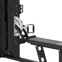 Máquina Comercial de Polea Horizontal y Remo Sentado para Entrenamiento de Espalda