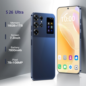 Meilleure Offre Téléphone Portable Débloqué S26 Ultra Pas Cher avec Logo 4G 5G Double SIM Coque Originale Prix Bas - Product Image 4