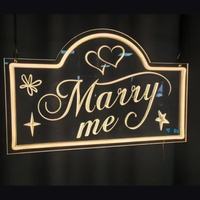 Letrero Luminoso LED de Neón Personalizable en Tamaño y Color, con Patrón de Letras, Material Acrílico, Resistente a la Intemperie IP65, Cálido y Cómodo